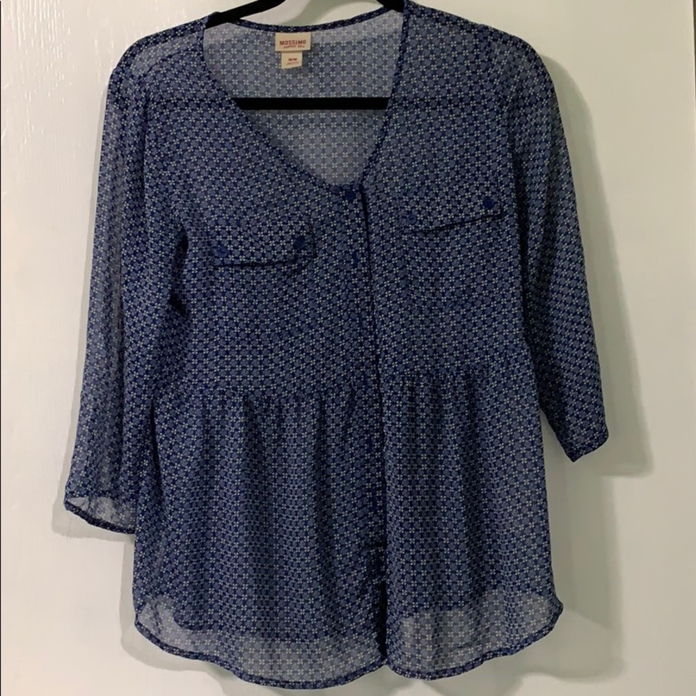 Mossimo floral blouse